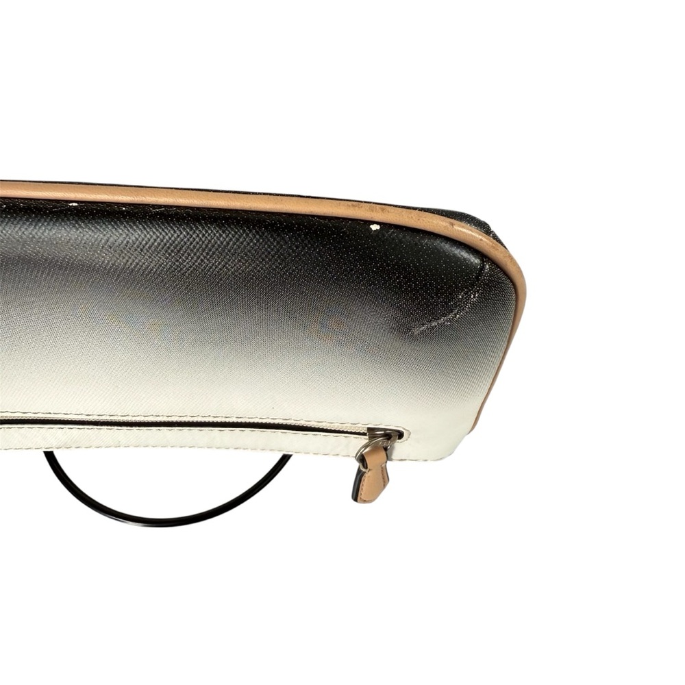 Rare Coach Peyton Ombre Go-Go Wristlet F51380 Silver/Charcoal - Picture 8 of 13